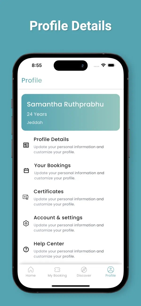 EduCaring App iOS screenshot