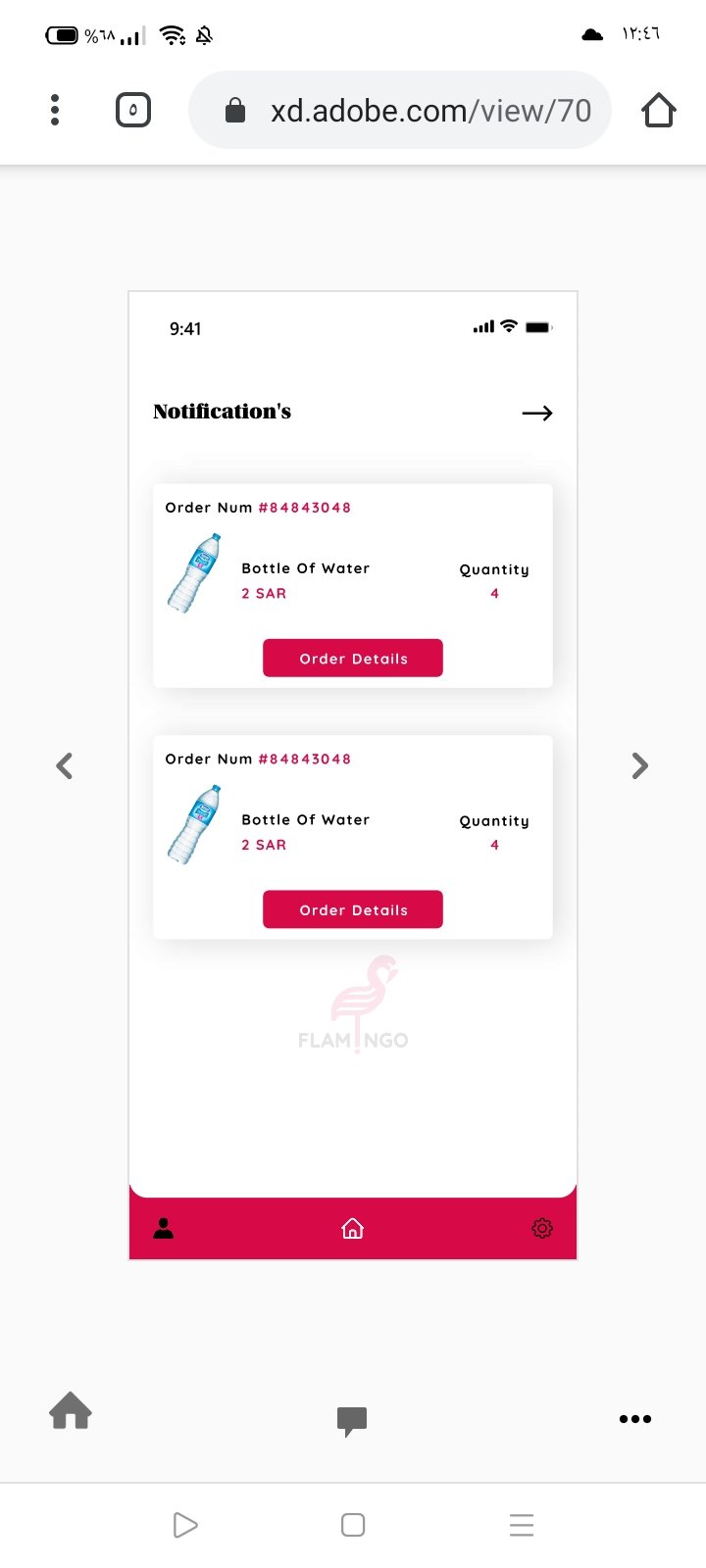 Flamingo app preview